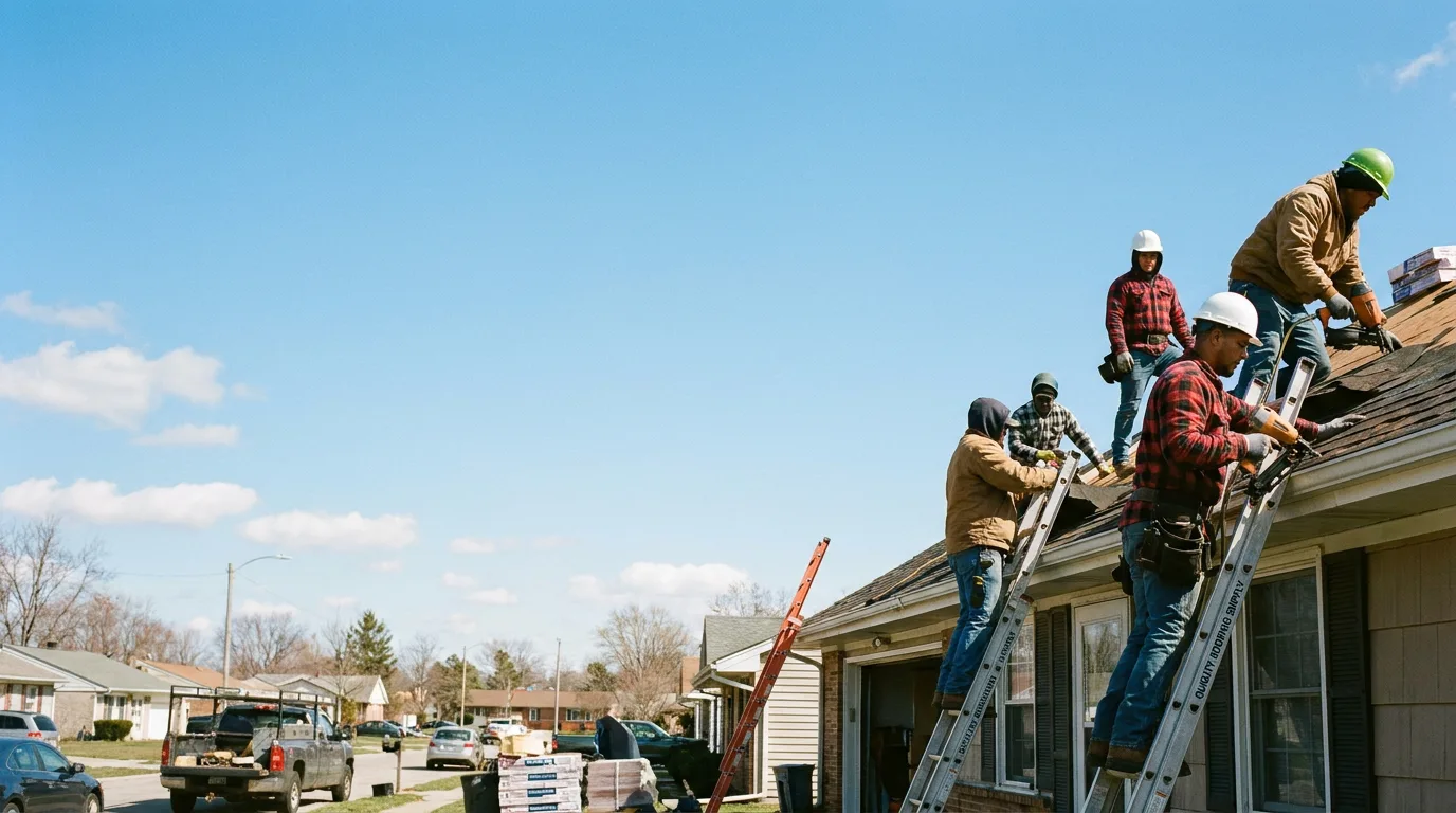 Roofing in Vallonia, IN near me